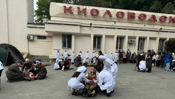 Историческую реконструкцию госпитализации раненных провели в Кисловодске